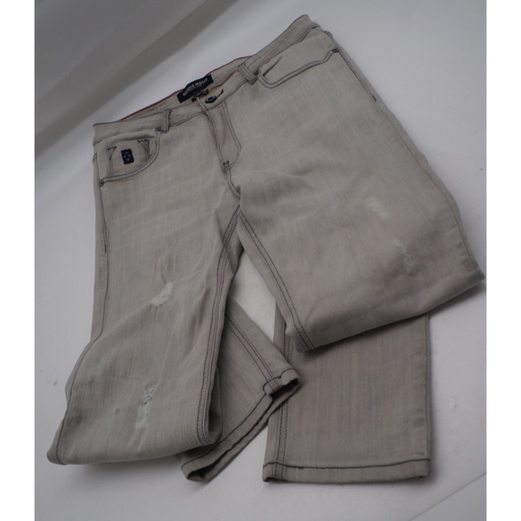 Sherman Morgan St. Johns Jeans 34x30 Straight Slim St John Stretch Distressed
